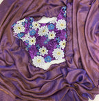 Trendy Soft & smooth silk satin Saree with embroidery