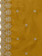 Silk Embroidered Anarkali Kurta Palazzo Set with Dupatta #236