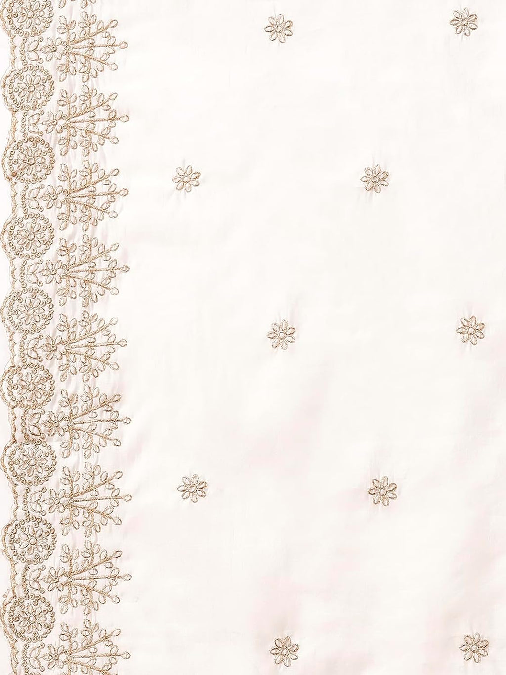 Silk Embroidered Anarkali Kurta Palazzo Set with Dupatta #234