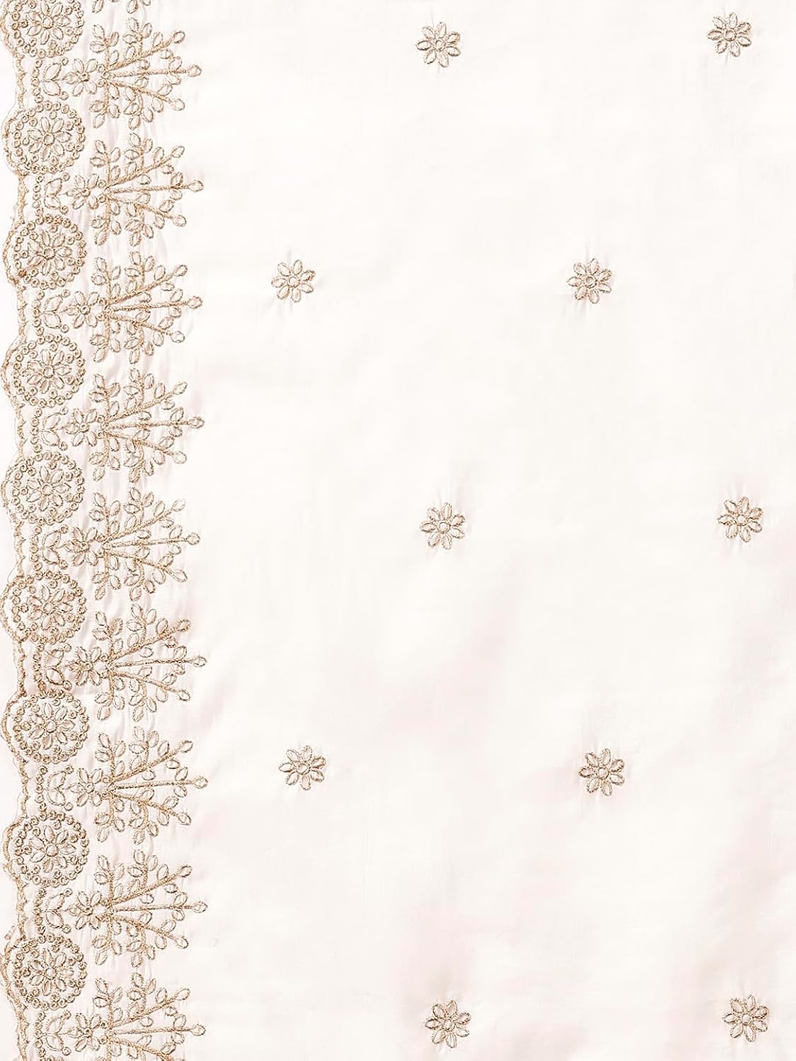 Silk Embroidered Anarkali Kurta Palazzo Set with Dupatta #234
