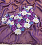 Trendy Soft & smooth silk satin Saree with embroidery