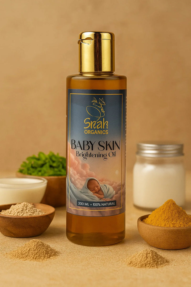 Snah Organics Baby Skin Brightening Oil 200ml #214