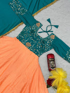 Chinon Embroidery Shalwar with Shawl