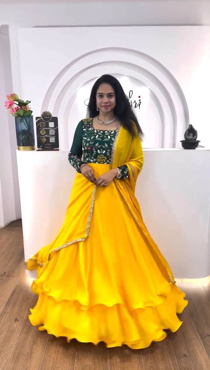 Chinon Embroidery Shalwar with Shawl