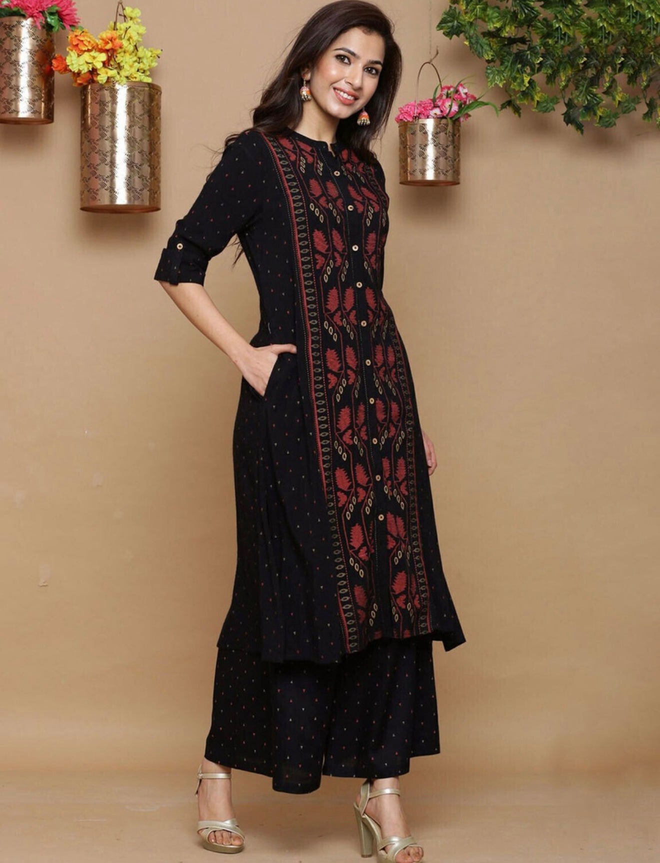 Printed cotton co-rd set | #248