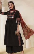 KIMAYRA Women Solid cotton
Kurta Sets | #286
