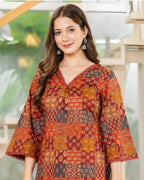 Tabeedah Top Palazzos Co-ords Set | #242
