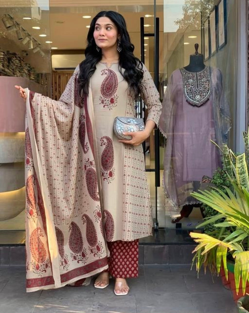 Cotton 3 pcs kurthi set | #244