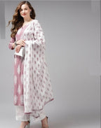 Printed kurthi with pant and dupatta #271