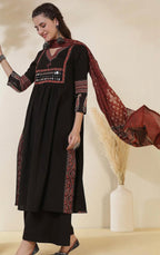 KIMAYRA Women Solid cotton
Kurta Sets | #286