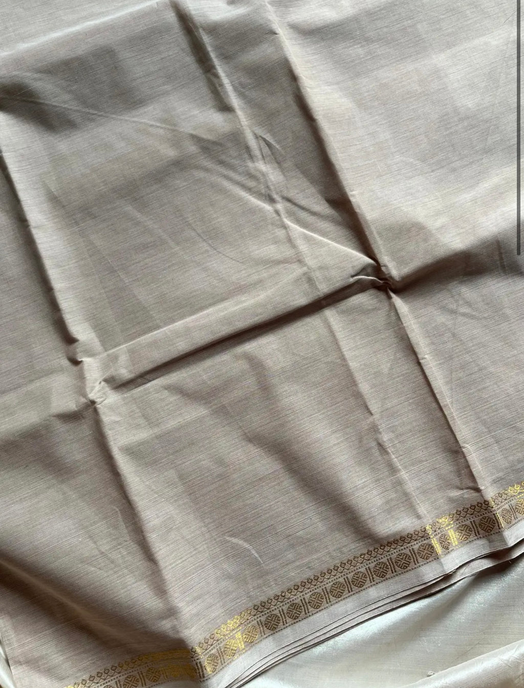 Beige & brown kanchi cotton saree | 273