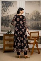 Women viscous Rayon kurtha pant dupatta set #247
