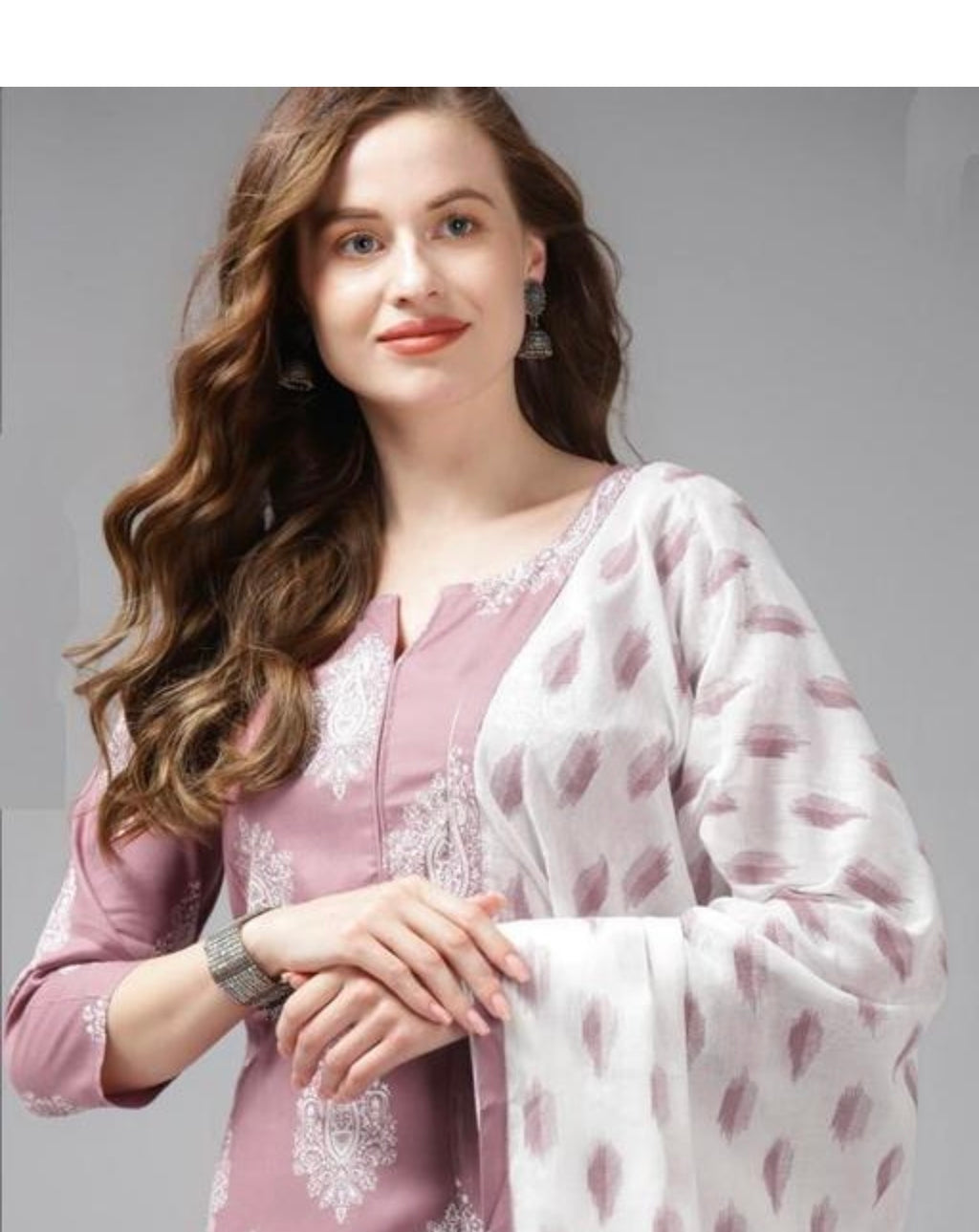 Printed kurthi with pant and dupatta #271