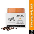 Chemist at Play. Exfoliating Natural AHAs Body Scrub For Removing Tan & Dead Skin Cells-Coffee Body Scrubs | 75g
