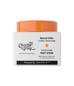 Chemist at Play. Exfoliating Natural AHAs Body Scrub For Removing Tan & Dead Skin Cells-Coffee Body Scrubs | 75g