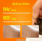 Chemist at Play. Exfoliating Natural AHAs Body Scrub For Removing Tan & Dead Skin Cells-Coffee Body Scrubs | 75g