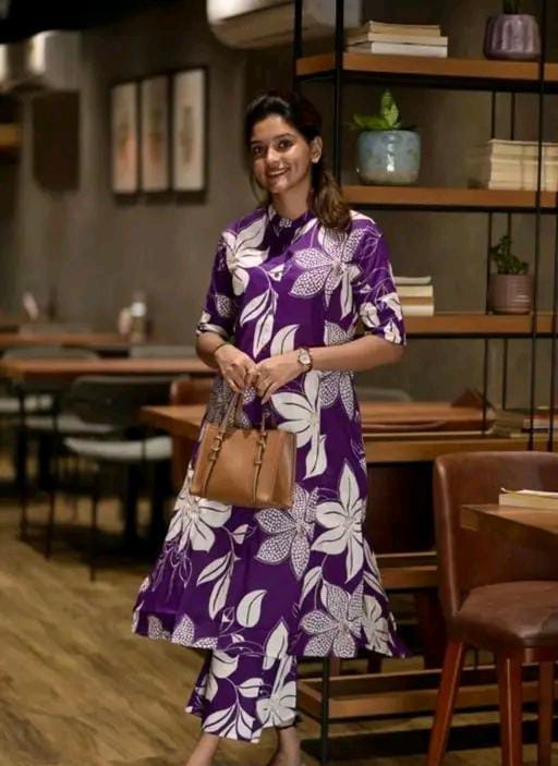 Cotton Kurti With Bottomwear