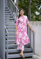 Cotton Kurti With Bottomwear