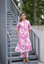 Cotton Kurti With Bottomwear