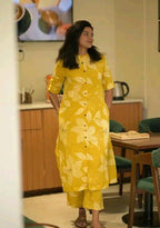 Cotton Kurti With Bottomwear