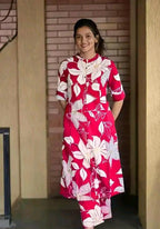 Cotton Kurti With Bottomwear