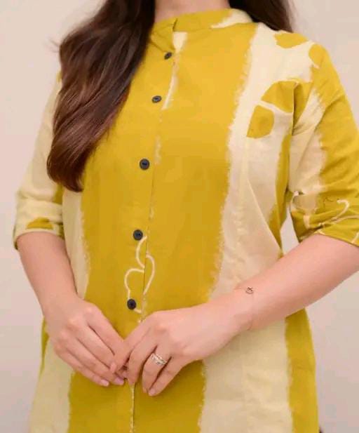 Rayon Women Kurti With Bottomwear