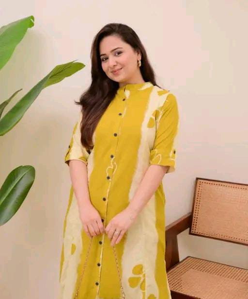 Rayon Women Kurti With Bottomwear