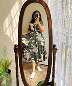Floral Rayon Dresses Casual