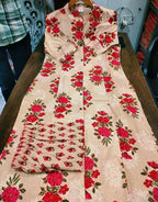 Floral Kurti With Bottomwear