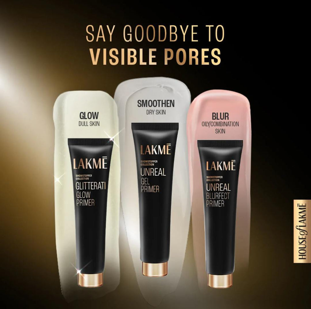 Lakme. Unreal Blur Perfect Face Primer, Mattifies &amp; Blurs