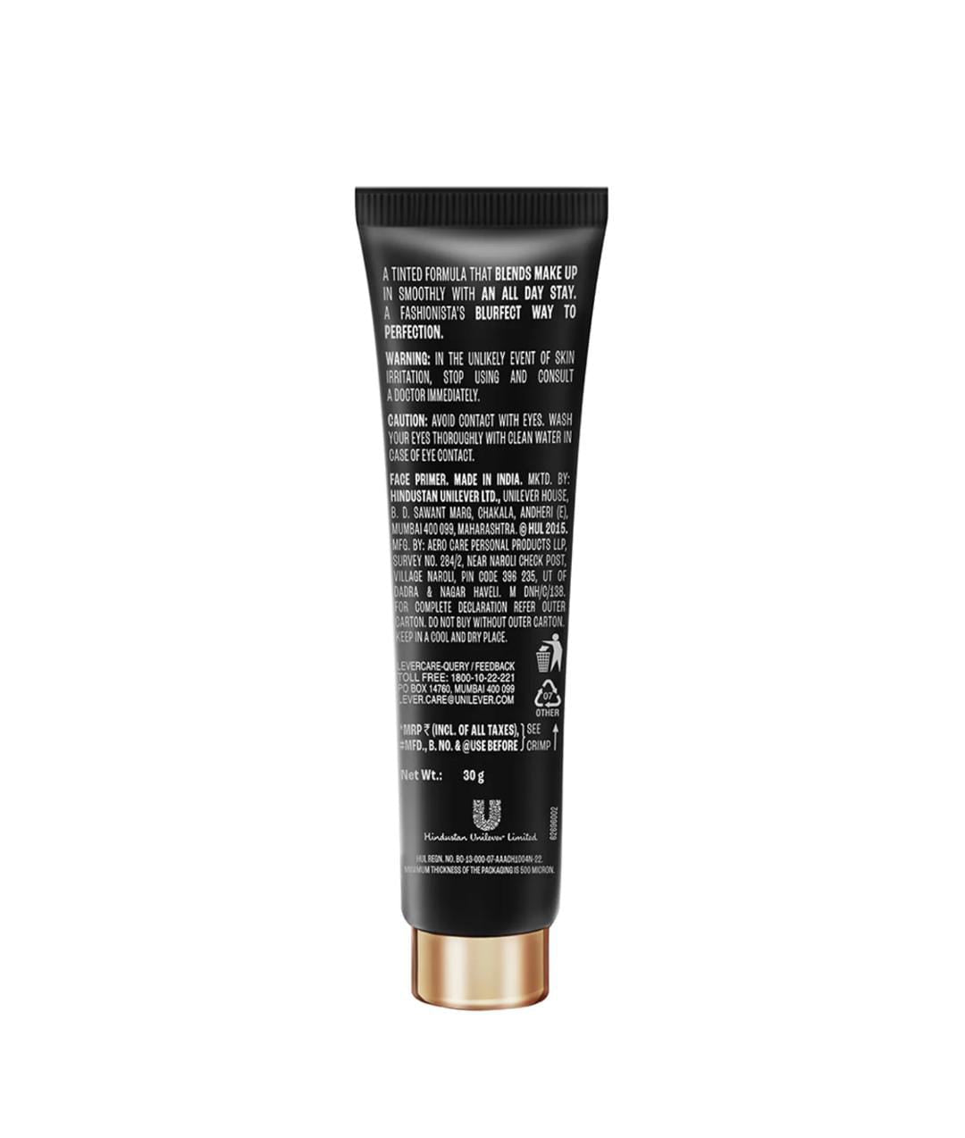 Lakme. Unreal Blur Perfect Face Primer, Mattifies &amp; Blurs