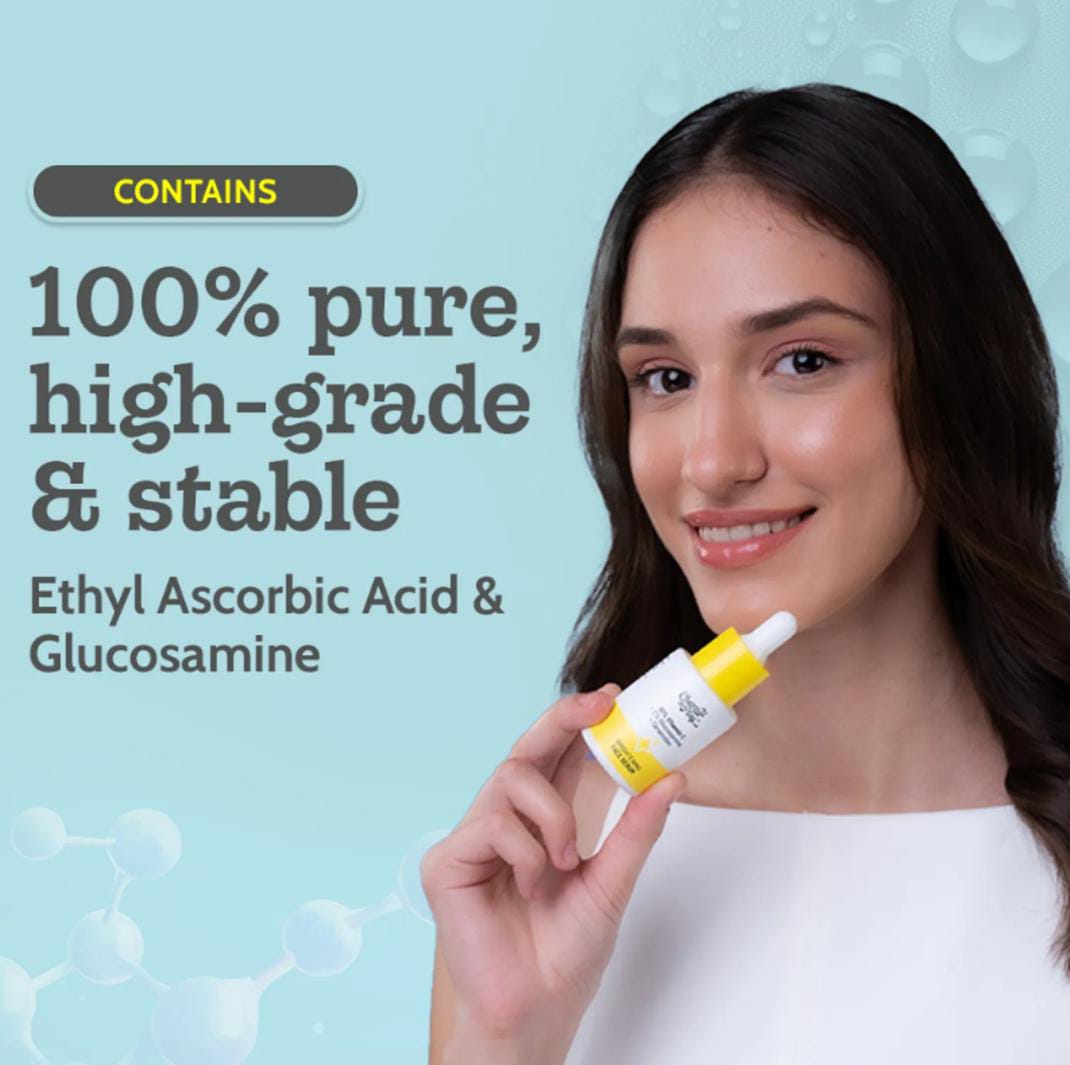 10% Vitamin C Face Serum Brightens Skin | Treats Dark Spots & Hyperpigmentation | 30ml