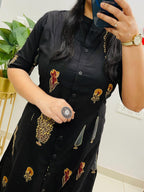 Aline Kurti Pattern paired with Ankle Length pant