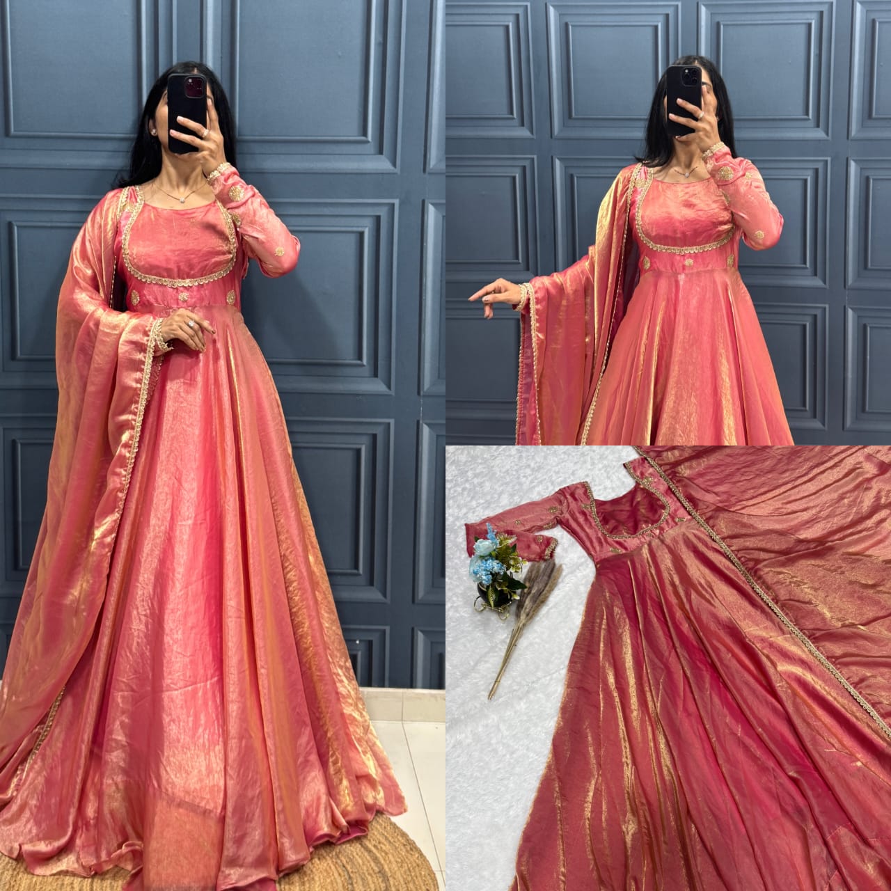 Real Modelling Frock with shawl