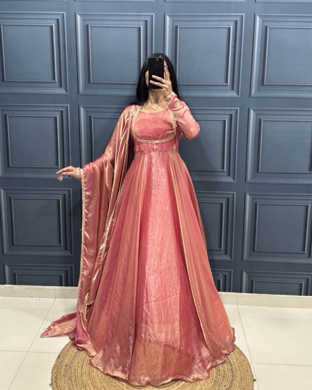 Real Modelling Frock with shawl