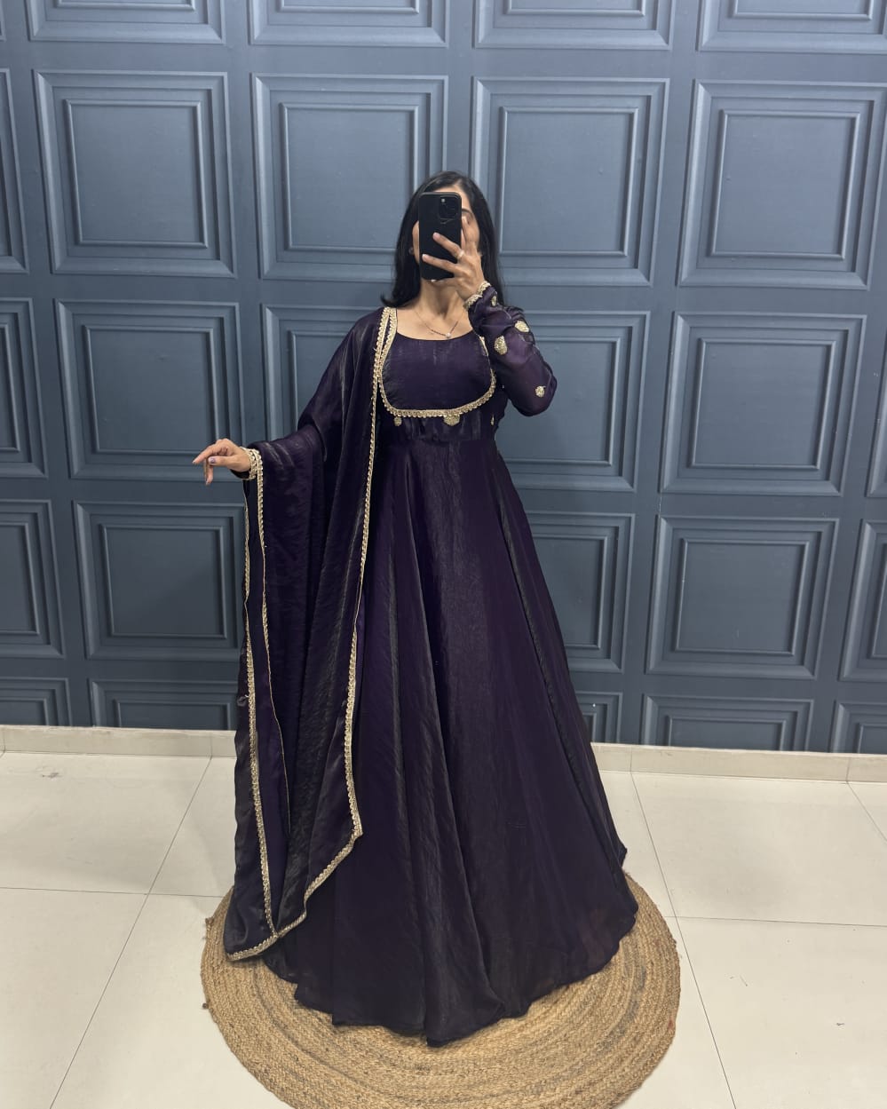 Real Modelling Frock with shawl