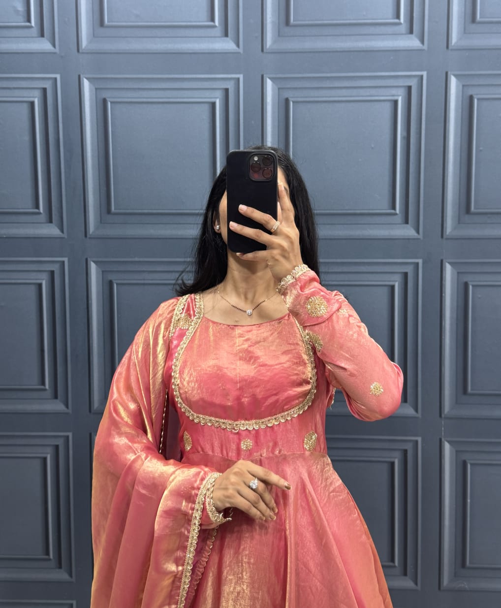 Real Modelling Frock with shawl