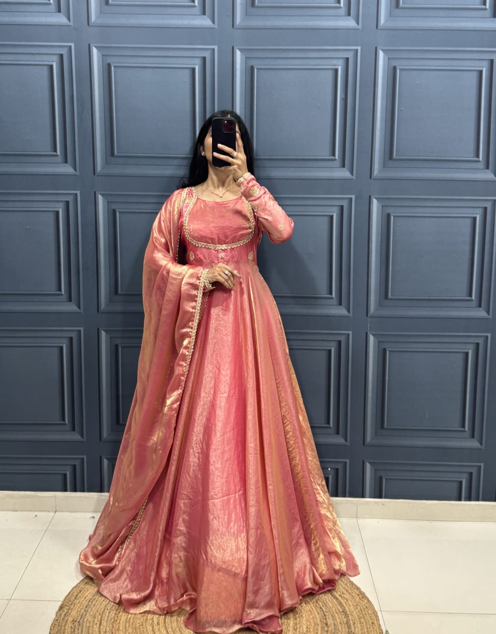 Real Modelling Frock with shawl