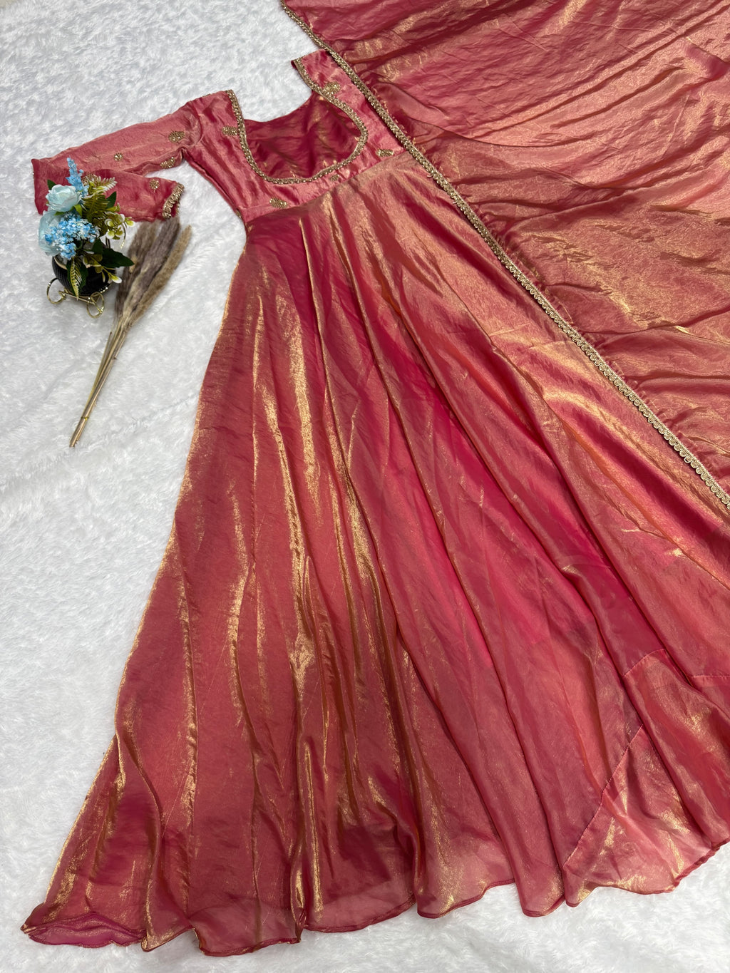 Real Modelling Frock with shawl