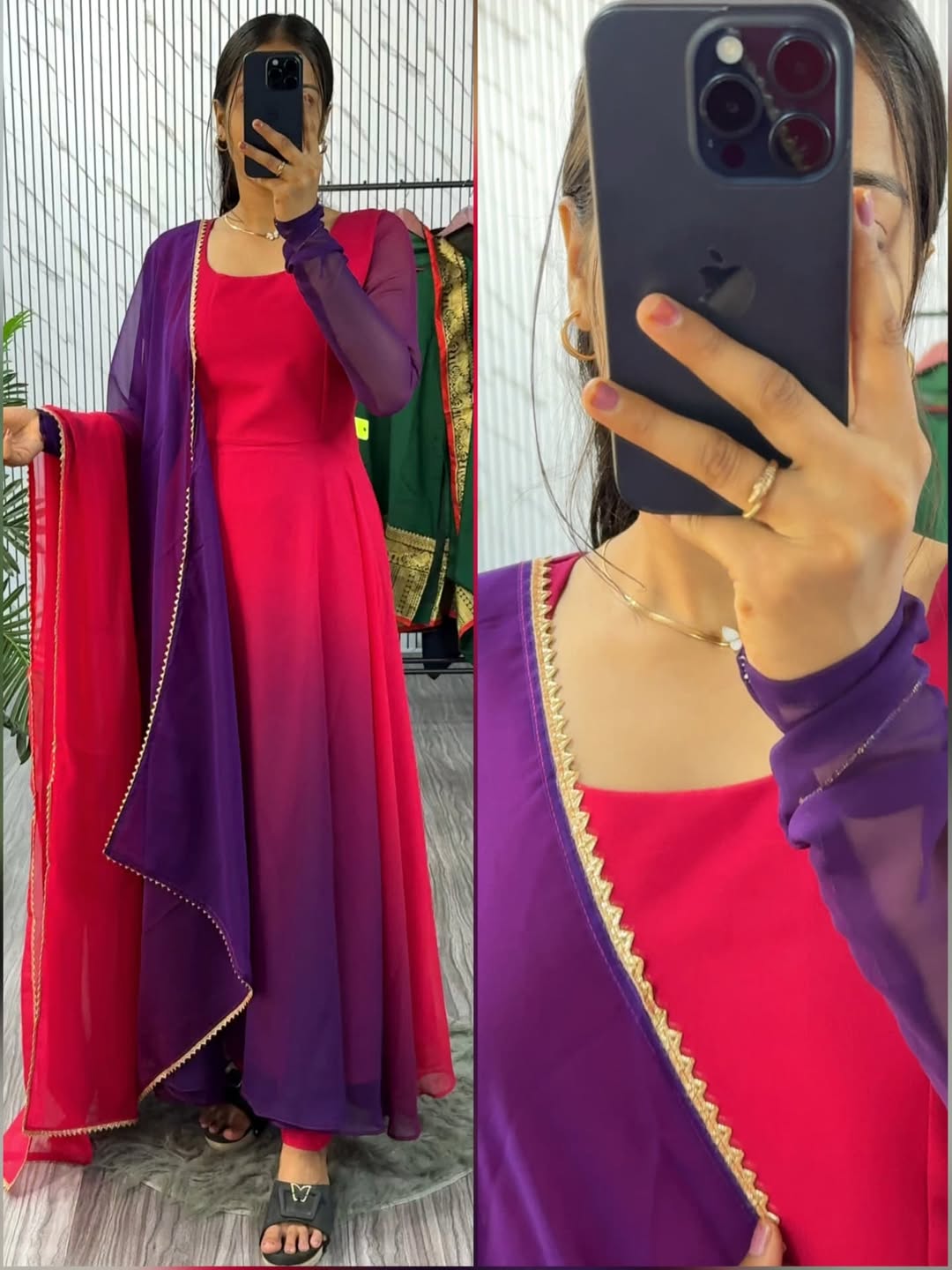 Exquisite Fox Georgette Anarkali