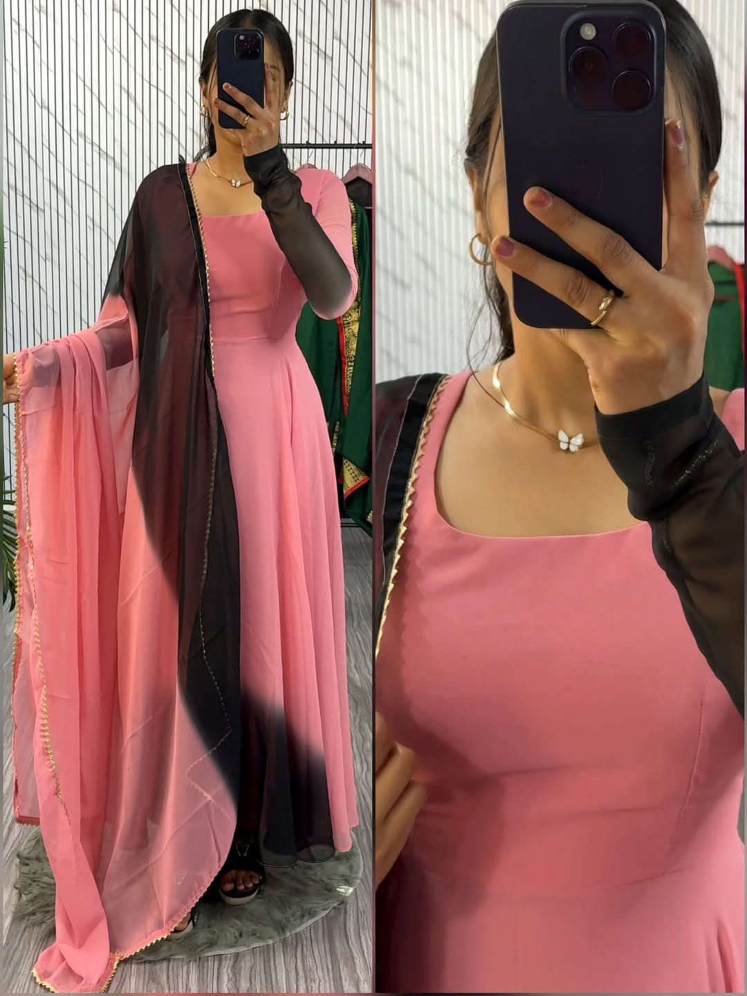 Exquisite Fox Georgette Anarkali