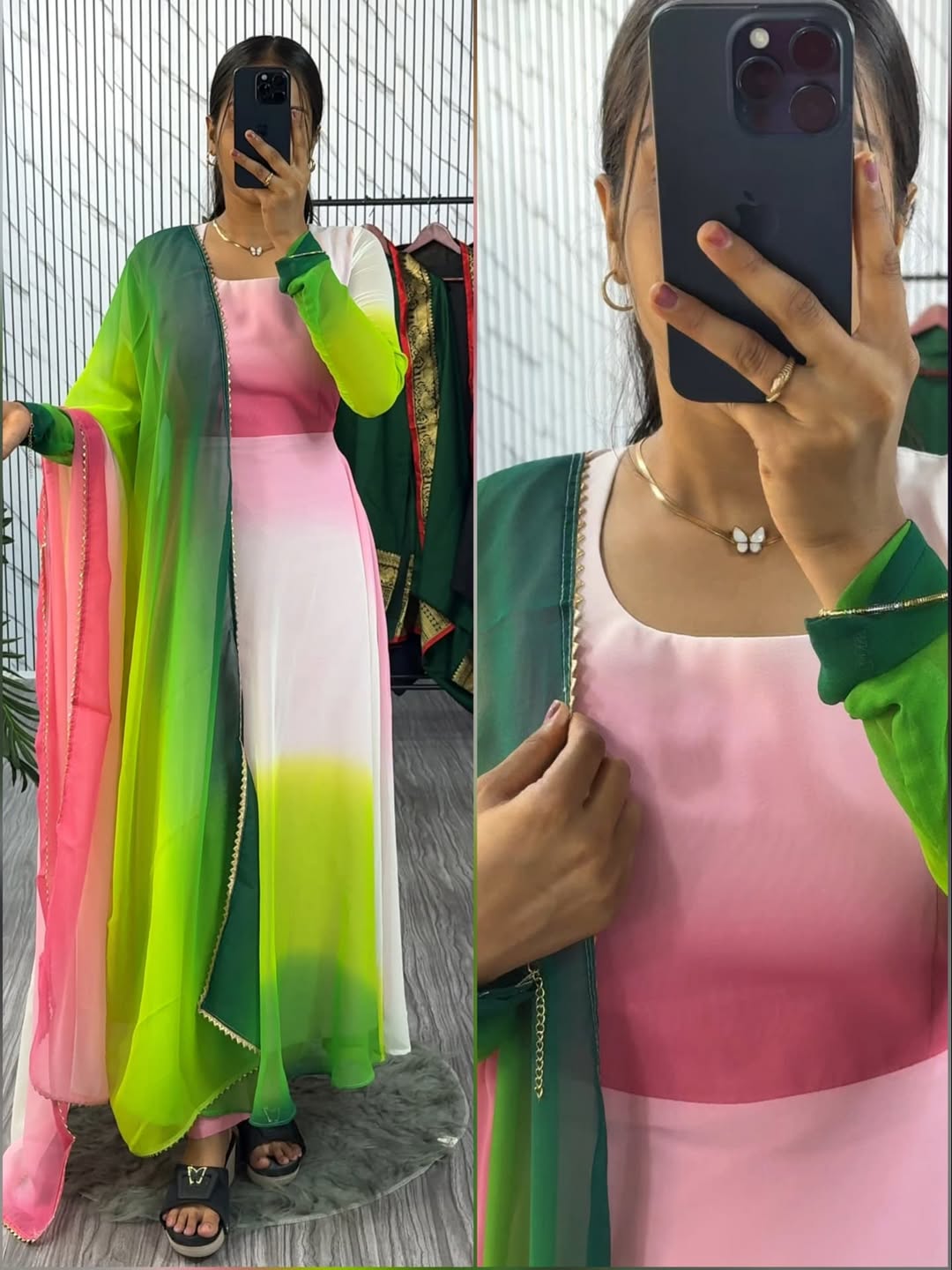 Exquisite Fox Georgette Anarkali