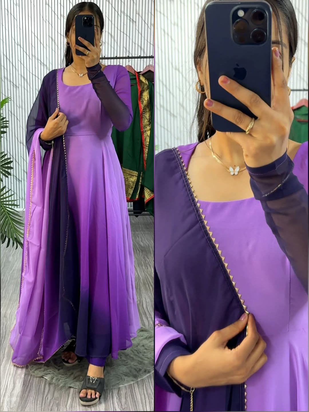 Exquisite Fox Georgette Anarkali