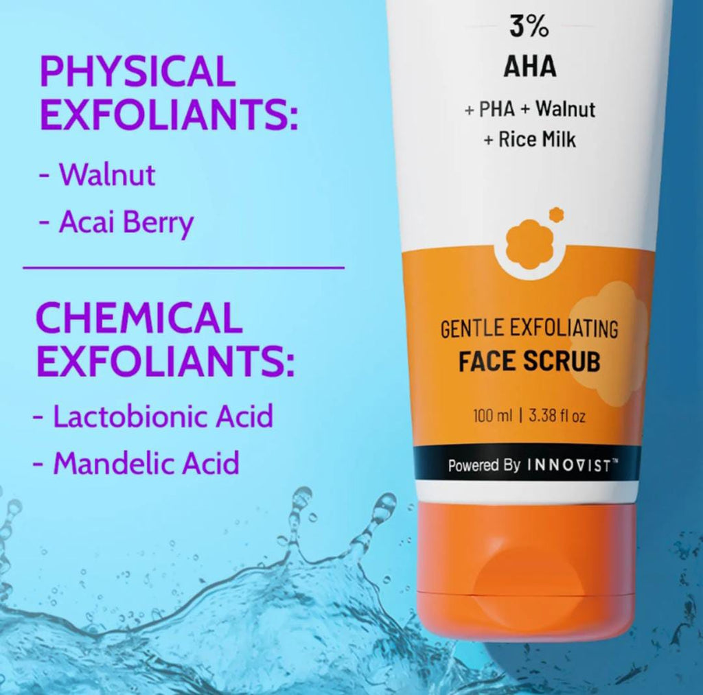 Chemist at Play. Exfoliating Face Scrub For Dead Skin Blackheads | 100ml