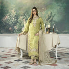 Designer Party Wear Look Pur Jimmy Choo Top Plazzo & Dupatta Set 2