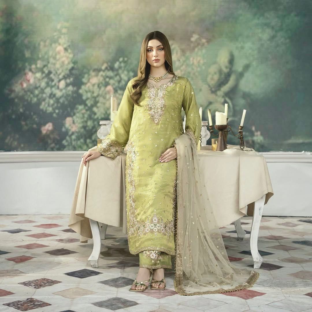 Designer Party Wear Look Pur Jimmy Choo Top Plazzo & Dupatta Set