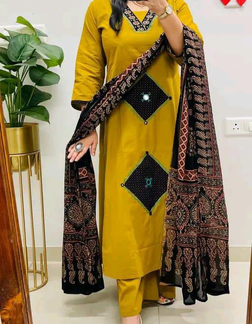 Rayon Women Kurti With Dupatta & Bottom Wear