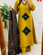 Rayon Women Kurti With Dupatta & Bottom Wear