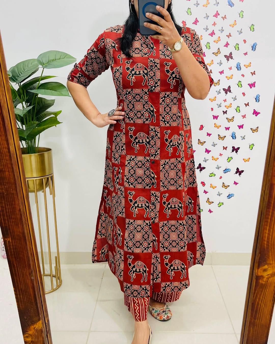 Designer Co-Ords Kurthi Set