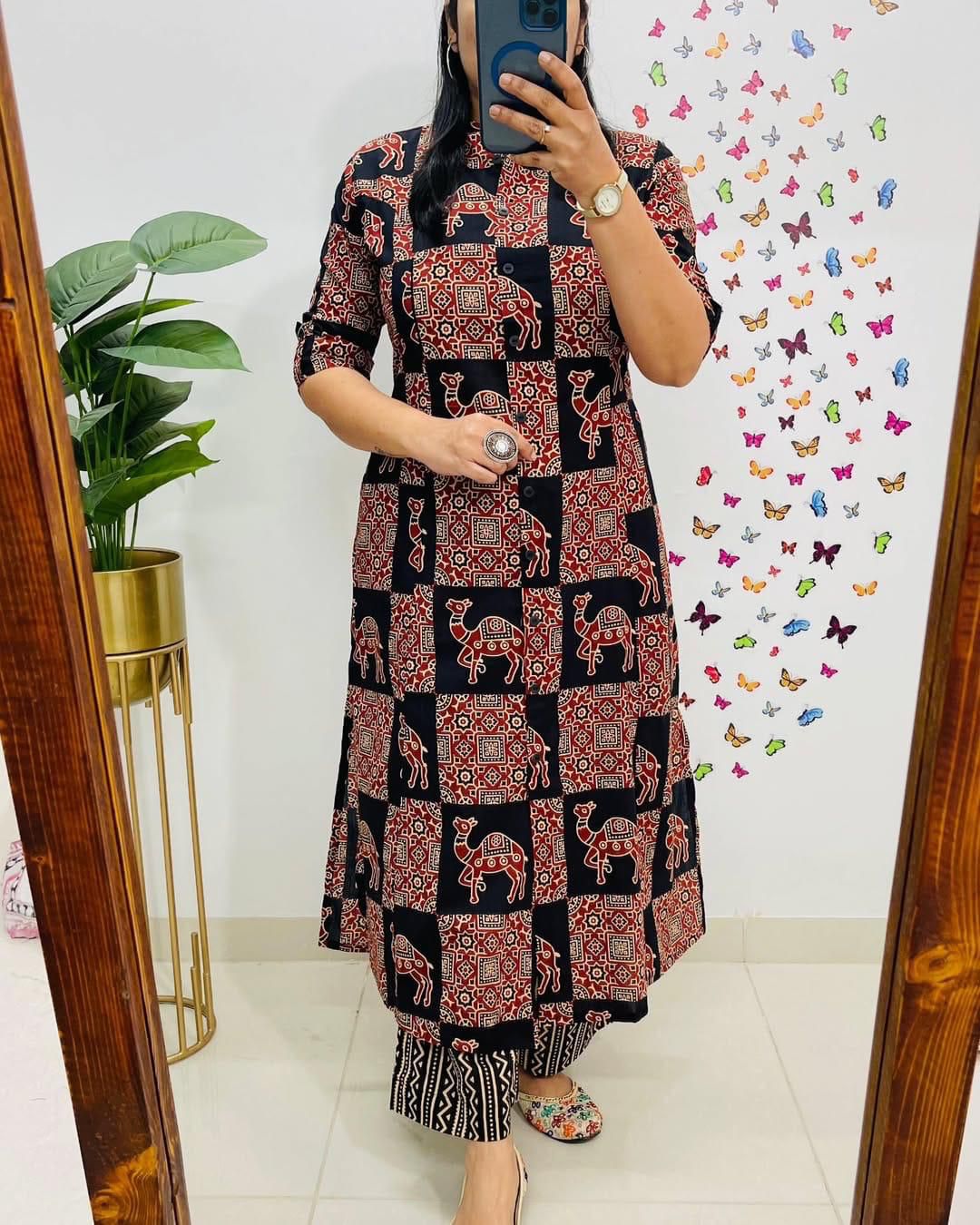 Designer Co-Ords Kurthi Set